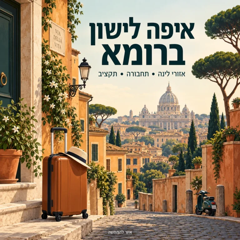 מלונות ברומא: מחירים אמיתיים ואיפה כדאי לישון