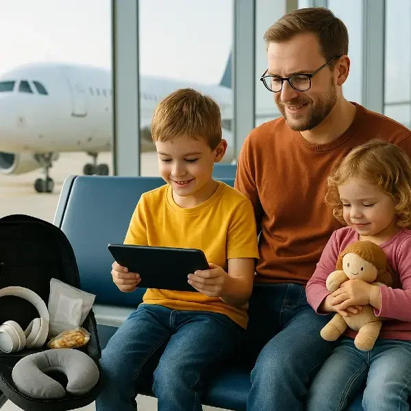 רשימה לטיסה עם ילדים