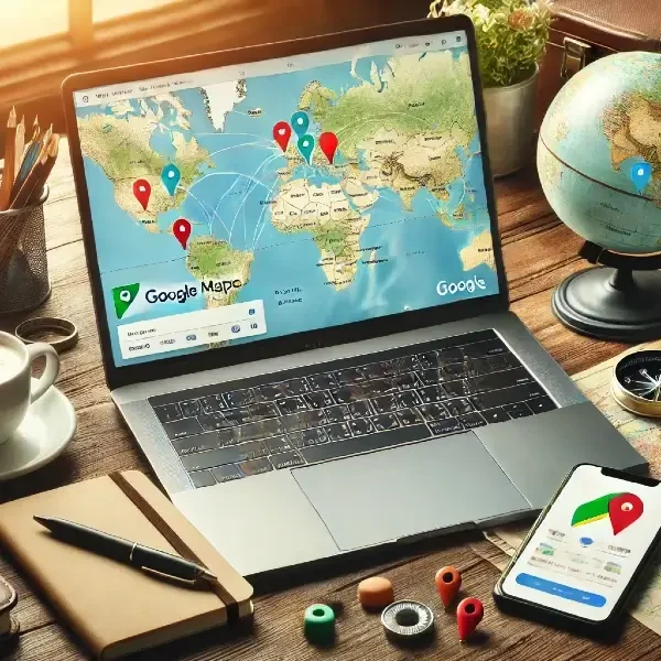 תכנון מסלול טיול ב-Google Maps